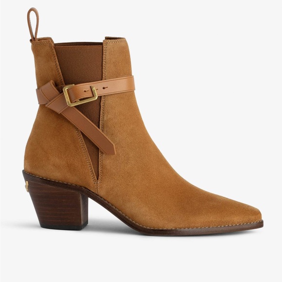 Zadig & Voltaire Tyler Suede Ankle Boots - Picture 1 of 6